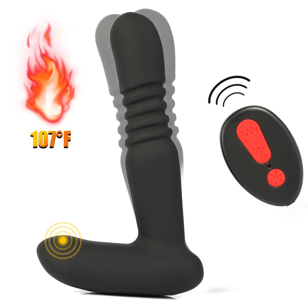 Anal vibrador punto G juguetes del sexo para hombre de Control remoto de próstata masajeador vibrad