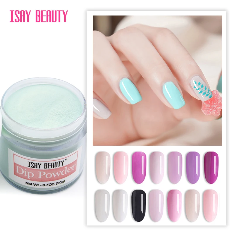 ISAYBEAUTY пудра для погружения Новое поступление цвета 20 г 2019 модная натуральная
