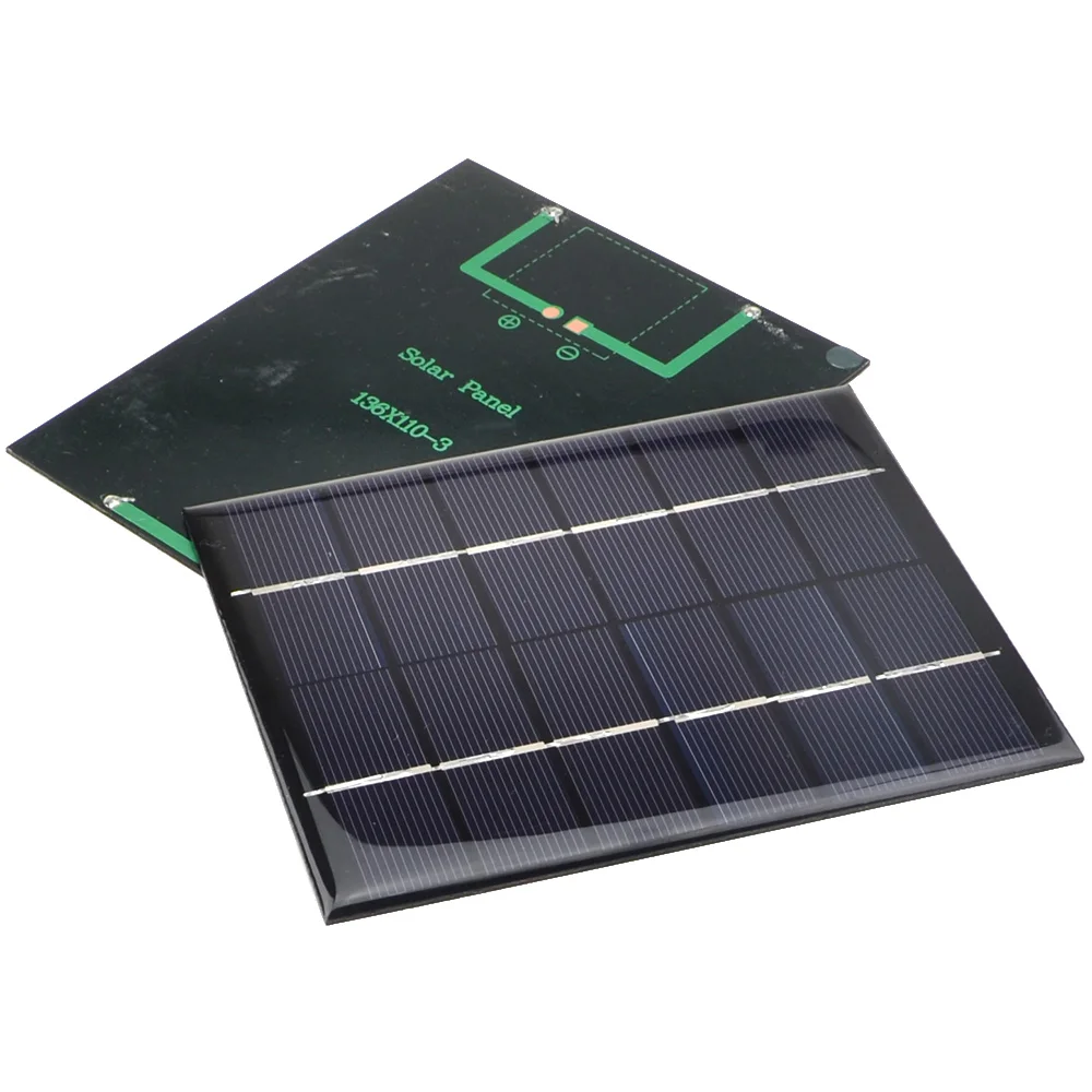 

5pcs/lot 6V 330mA 2W mini solar panels small solar power 3.6v battery charge solar led light solar cell drop shipping