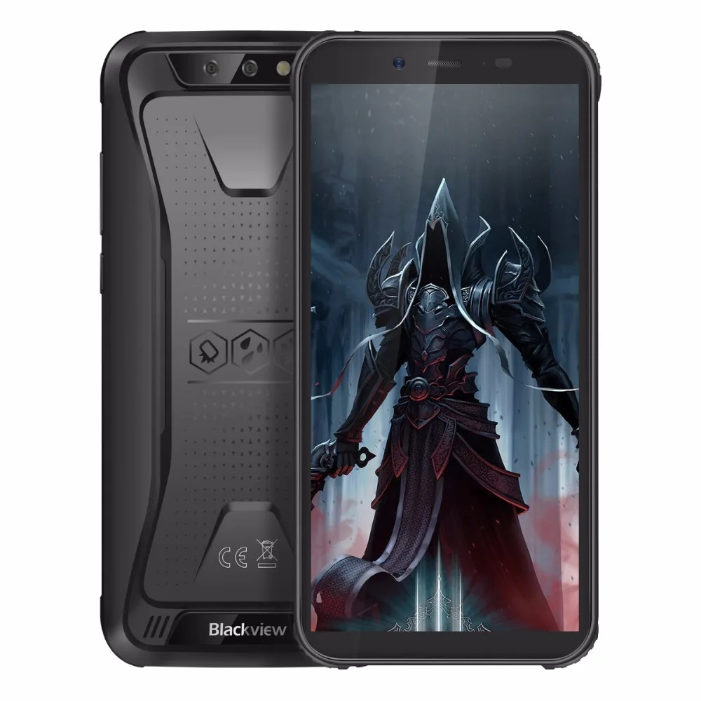 Blackview BV5500 Pro 4G IP68 Водонепроницаемый смартфон + 3 GB 16 GB 5,5 "18:9 Экран 4400 mAh MT6739V Android 9,0 Dual SIM мобильный телефон