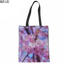 Модные женские сумки с 3D цветочным принтом, женские сумки, Портативная сумка на плечо, женская сумка для подростков, пляжная сумка для покупок