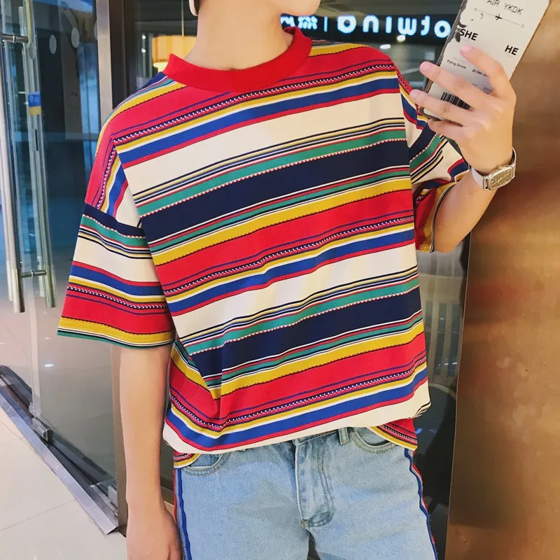 EMERY ROSE Camiseta De Manga Corta De Ajuste Holgado Y Cuello Redondo