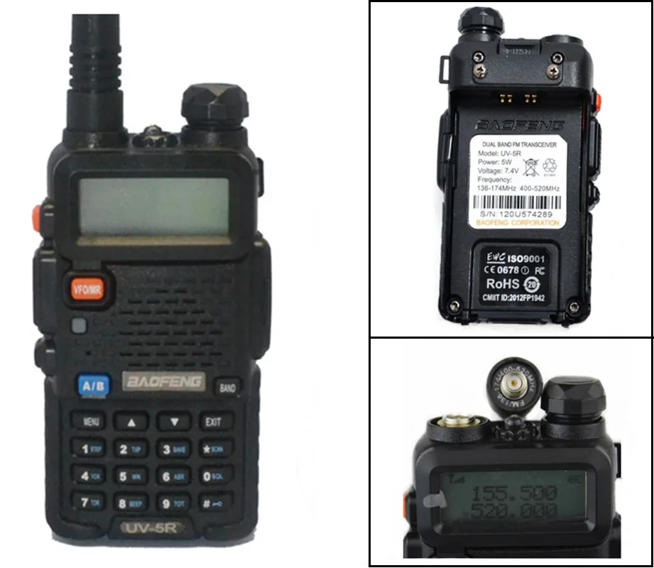 

New BLACK/RED/BLUE YELLOW/CAMOUFLAGE BaoFeng UV-5R WalkieTalkie 136-174 /400-520Mhz VHF/UHF DUAL-BAND Two Way Radio