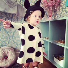 Новые платья для девочек; летняя детская одежда; вязаное платье в горошек с принтом для маленьких девочек; детское Хлопковое платье-пачка принцессы; костюм Эльзы