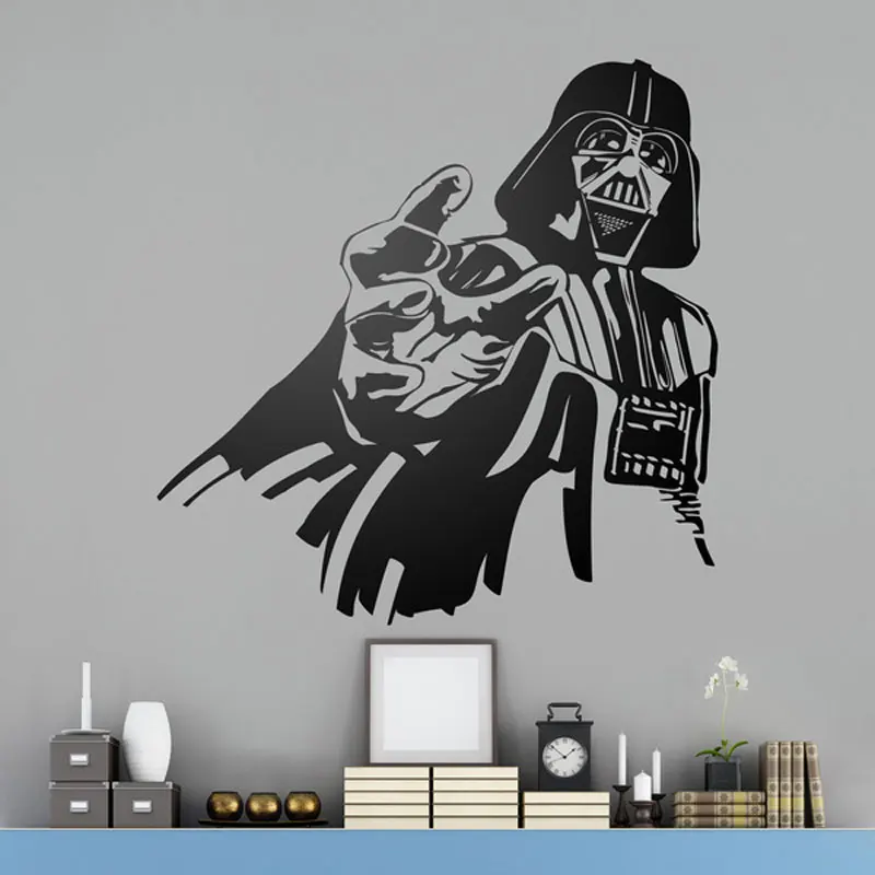 Darth Vader Wall Art Poster Darth Vader Star Wars Wall Decal Funny