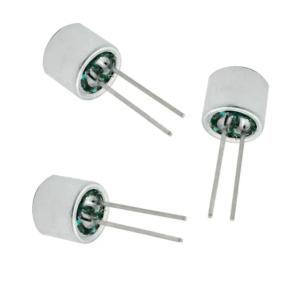 6050P 10Pcs 2 Pin Sensitivity Electret Condenser Microphone Inserts Pickup Mic huismerk kopen in de aanbieding
