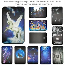 Накладка на заднюю панель с рисунком для samsung Galaxy Tab E 3 LITE 7," дюймовый чехол для samsung SM-T113 SM-T116 SM-T110 SM-T111 7-дюймовый планшетный Капа