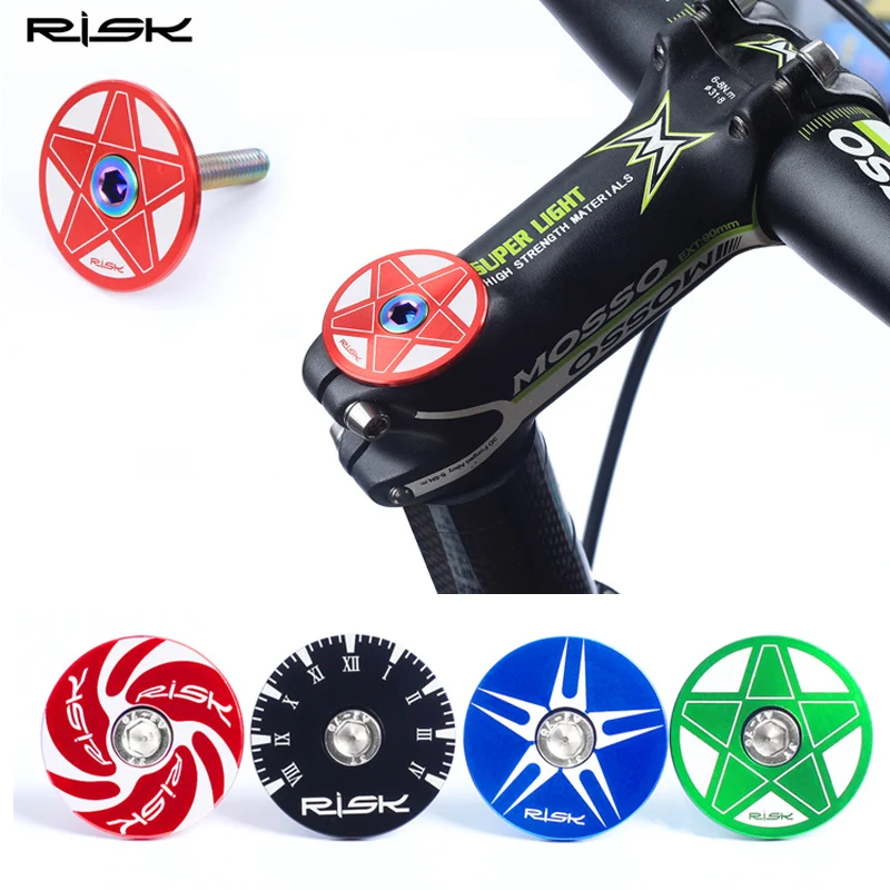 Ultralight Aluminum Alloy MTB Road Bicycle Stem Headset Top Cap Cover 1-1/8" Ultralight Aluminum Alloy MTB Road Bicycle Stem Headset Top Cap Cover 1-1/8"