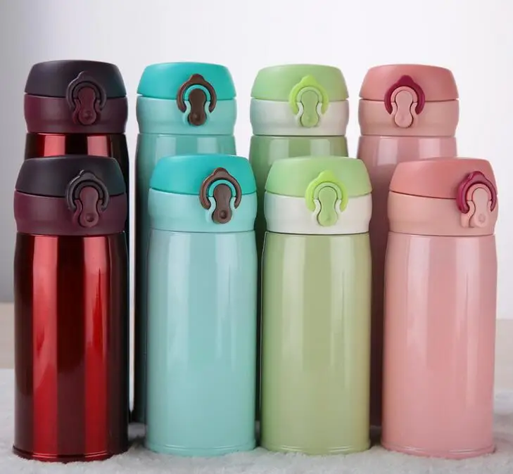 Термос из нержавеющей стали карамельного цвета 350/450 мл|vacuum flask|mug vacuum flasksteel thermos