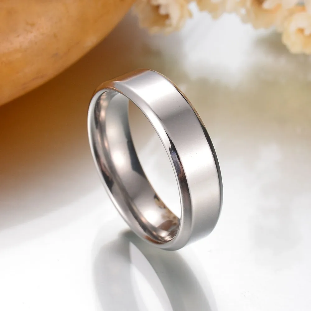 MeMolissa, на счастье, черное/серебряное, для женщин и мужчин, полированное кольцо из нержавеющей стали, ювелирное изделие, обручальное кольцо, подарок на день Святого Валентина