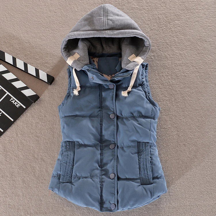 Hiver Gilet Automne rose blanc jaune Chaud rouge bleu Femme Bas Vers Avec Manteau Capuche Le Épaississement Rembourré Veste Noir 2018 Coton Taille Grande 6xl 5xSRdwxq