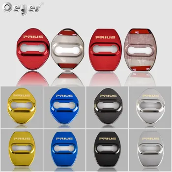 

Ceyes Auto Door Lock Protection Covers Car Styling Case For Toyota Prius Corolla Rav4 Camry Car-Styling Sticker Accessories 4pcs