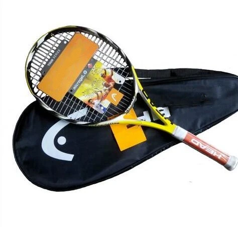 Новая углеродная Теннисная ракетка, YouTek IG speed De calidad Улучшенная HD L3 Теннисная ракетка - Цвет: Цвет: желтый