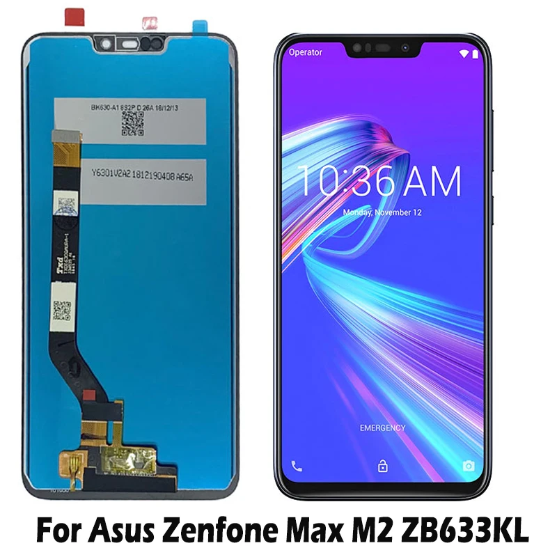 

Original 6.26" For Asus Zenfone Max M2 ZB633KL LCD Display Screen Digitizer For Asus ZB633KL X01AD LCD Display