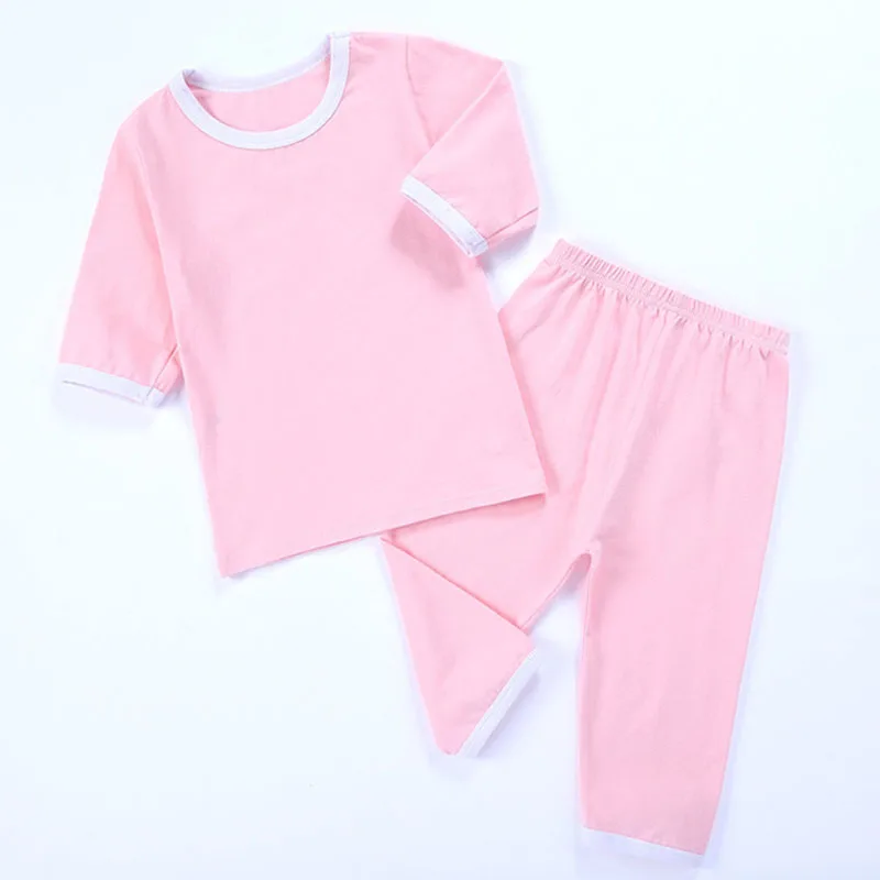Одежда для сна мальчиков пижамный комплект Детские хлопковые пижамы маленьких