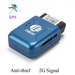 2018 gps трекер TK206 OBD2 реального времени GSM Quad Band Anti-theft вибрации сигнализации 2 г/м² мини GPRS автомобиль gps слежения OBD II