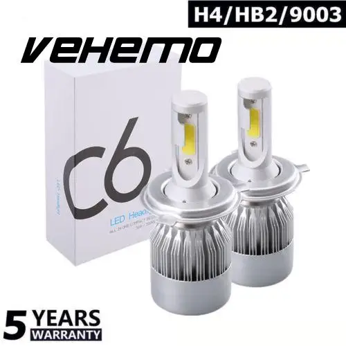 2XH4/9003 for Lighting Fixture LED Fog Light Assembly Front Lamp Car Accessories Styling Replacement Headlight | Автомобили и