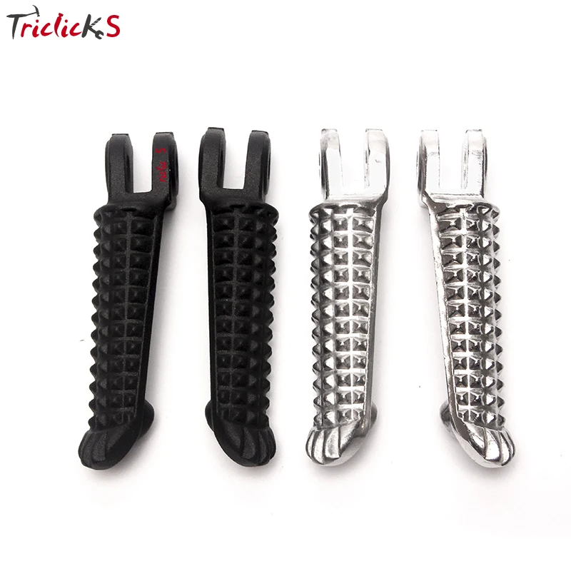 

Triclicks Motorcycle Front Footrests Pegs Chrome Black Foot Peg New Footpegs Pedals For Yamaha YZF R1 R6 FZS 600 TDM 900 93-14