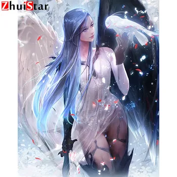 

Rhinestone 5D DIY Diamond Painting Anime Girl Mosaic Cross Stitch Art Pattern Diamond Embroidery Craft Home Decor ZWQ
