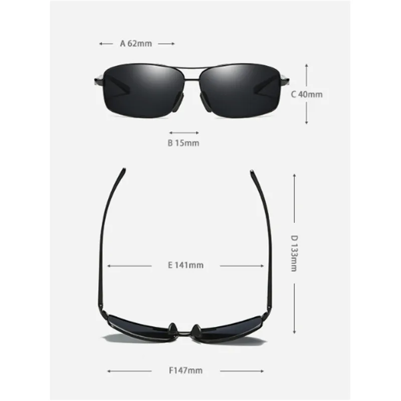 На заказ близорукость минус рецепт поляризованные линзы солнцезащитные очки для мужчин Винтаж Алюминий Магний Солнцезащитные очки мужские очки FML