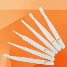 1 шт. многофункциональный пластик портативный прямой изгиб Антистатические Пинцет термостойкий ремонтный инструмент заостренный, плоский, локоть головы