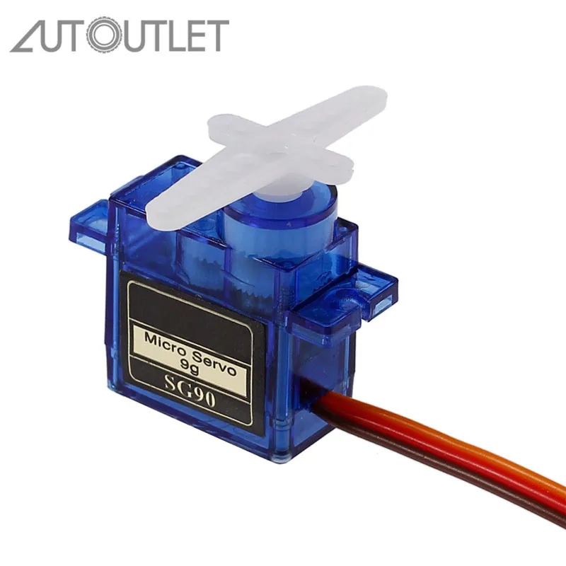 

AUTOUTLET 100%New 10pcs SG90 9G micro servo motor RC Robot Helicopter Airplane control For Robot 6CH RC Helicopter Airplane