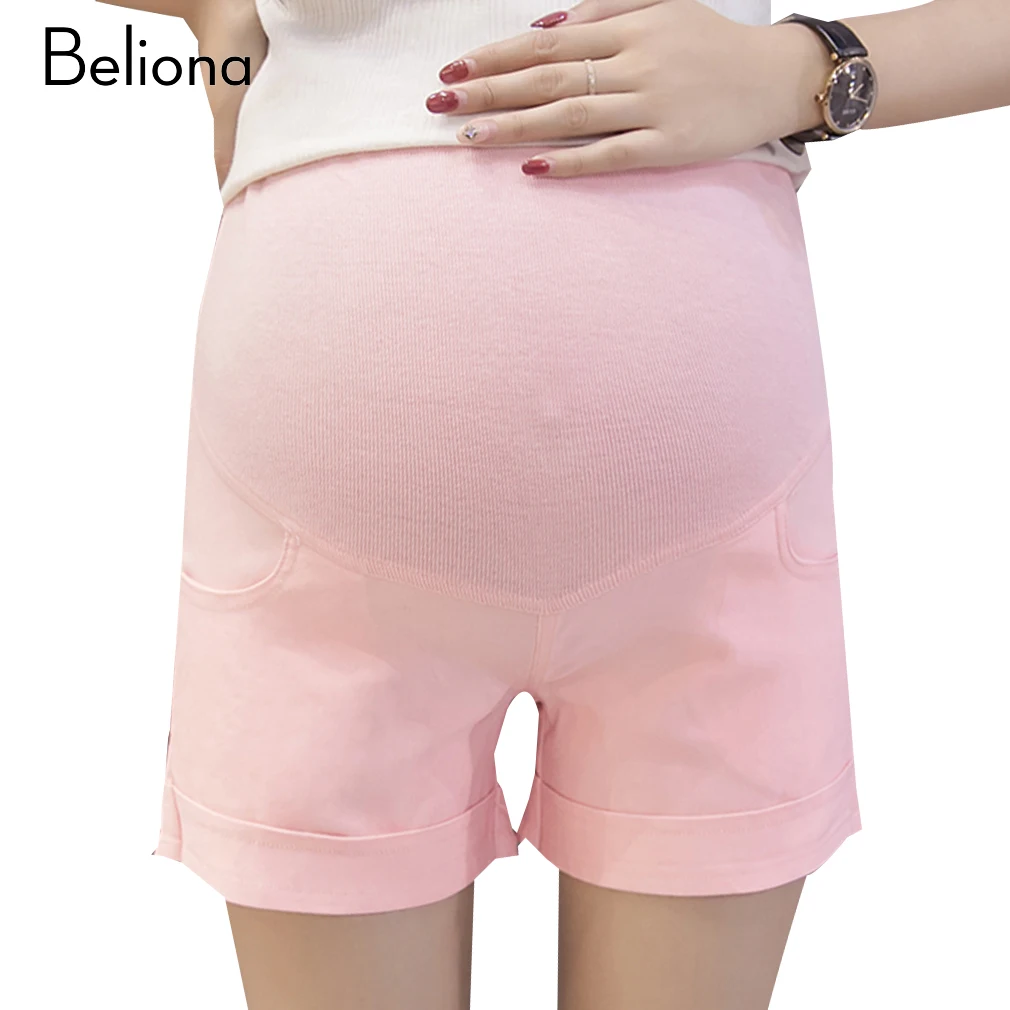 6 Candy Color Maternity Shorts Skinny Pregnancy Clothes for Pregnant