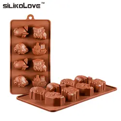 SJ антипригарная силиконовая форма для шоколада инструмент для торта Форма в виде сердца случайная кухонная форма Лучшая цена инструменты