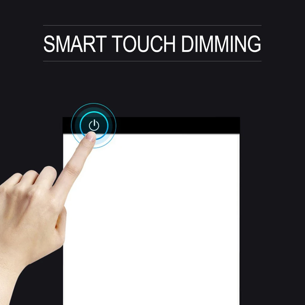 Artcraft Трассировка планшет со светодиодной подсветкой ультра-тонкий светодиодный световой прямоугольник Pad Регулируемая яркость копировальная доска