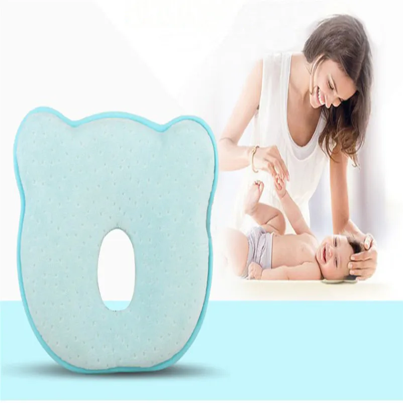 Pillow Soft Infant Baby Prevent Flat Head Memory Foam Chic Cushion Sleeping