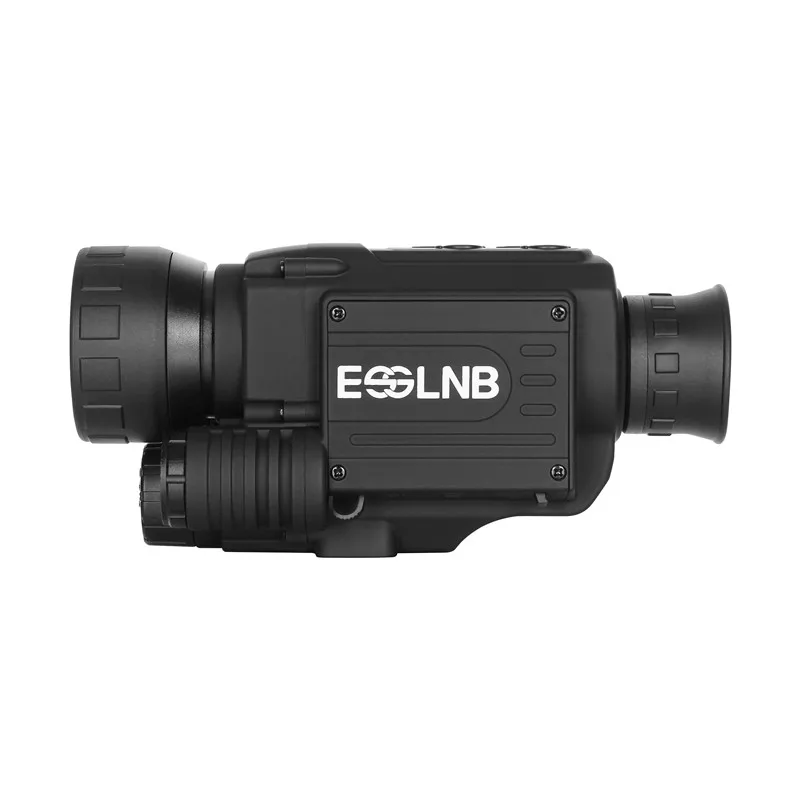 Охотничье устройство ночного видения 4,5x40 инфракрасный военный тактический Монокуляр мощный HD цифровой Монокуляр ночного видения LCOS - Цвет: Черный