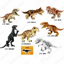 Парк Юрского периода карнотаурус индораптор тираннозавр рекс строительные блоки фигурки динозавров кирпичи действия для детей игрушки