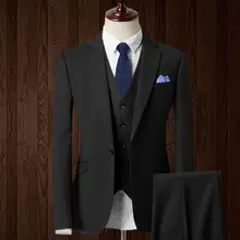 Новое поступление, смокинги для жениха, индивидуальный заказ, мужской костюм, модный костюм для жениха, тонкий костюм для выпускного вечера(куртка+ штаны+ жилет