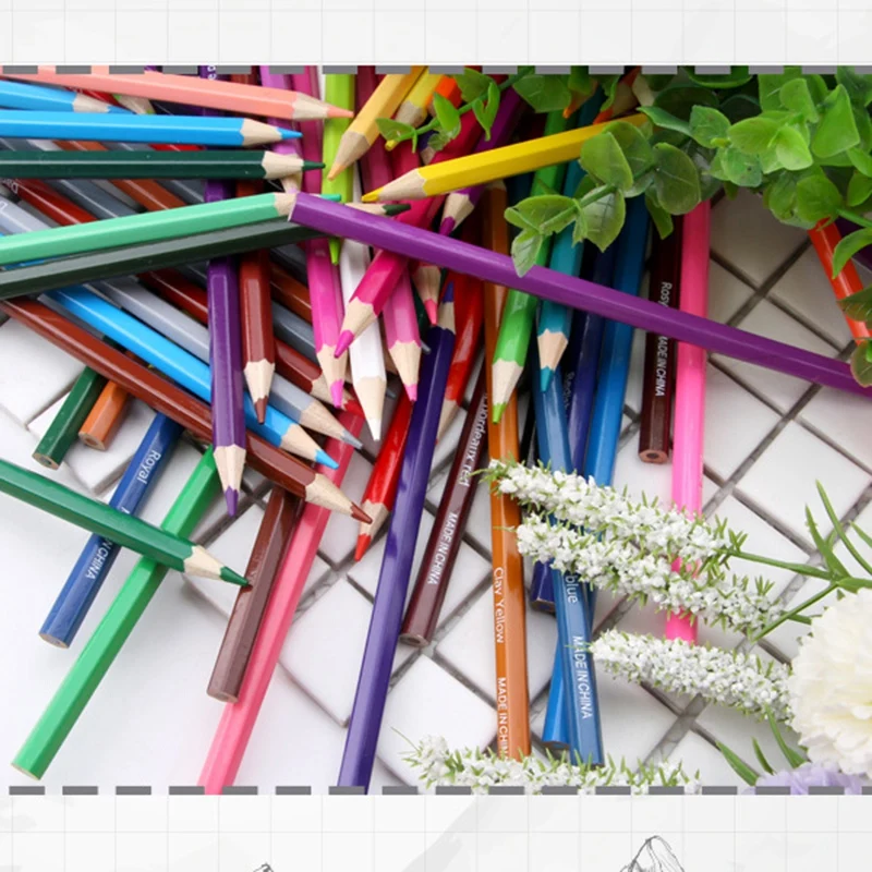 72 шт./компл. цветные карандаши, включая цветные карандаши, футляр для путешествий, точилка для карандашей, идеальный подарок для детей