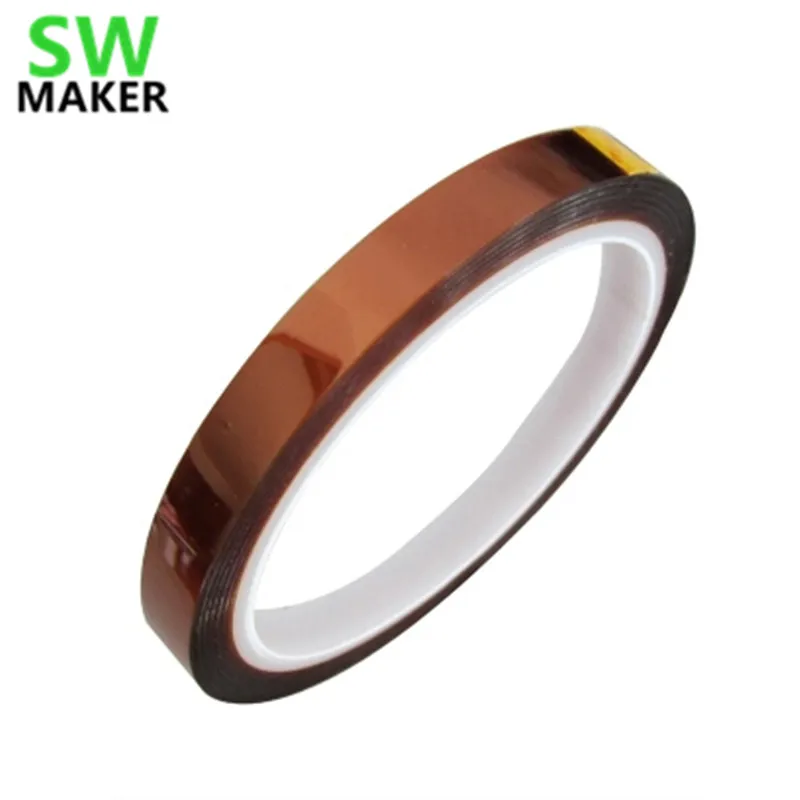 

high temperature adhesive Polyimide tape gold finger tape 8mm*33Yards