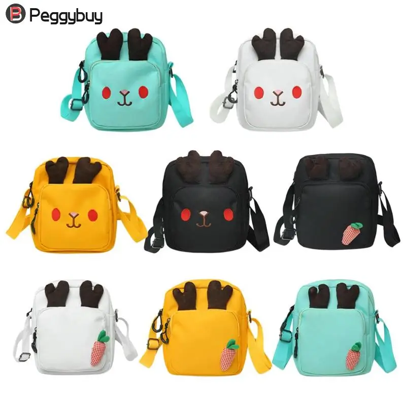 

Women Canvas Bag Hong Kong Style Harajuku Style Contrast Color Small Bag Korean Style Fashionable Casual Messenger Shoulder Bags