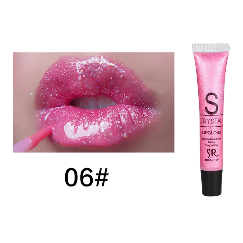Candy Color Lip Gloss 12ml Waterproof Glitter Liquid Lipstick