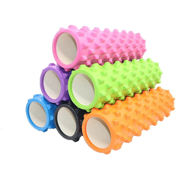 45*14cm Yoga Block Fitness Equipment Eva Foam Roller Blocks Pilates Fitness Gym Exercises Massage Roller Yoga Block Sport Tool