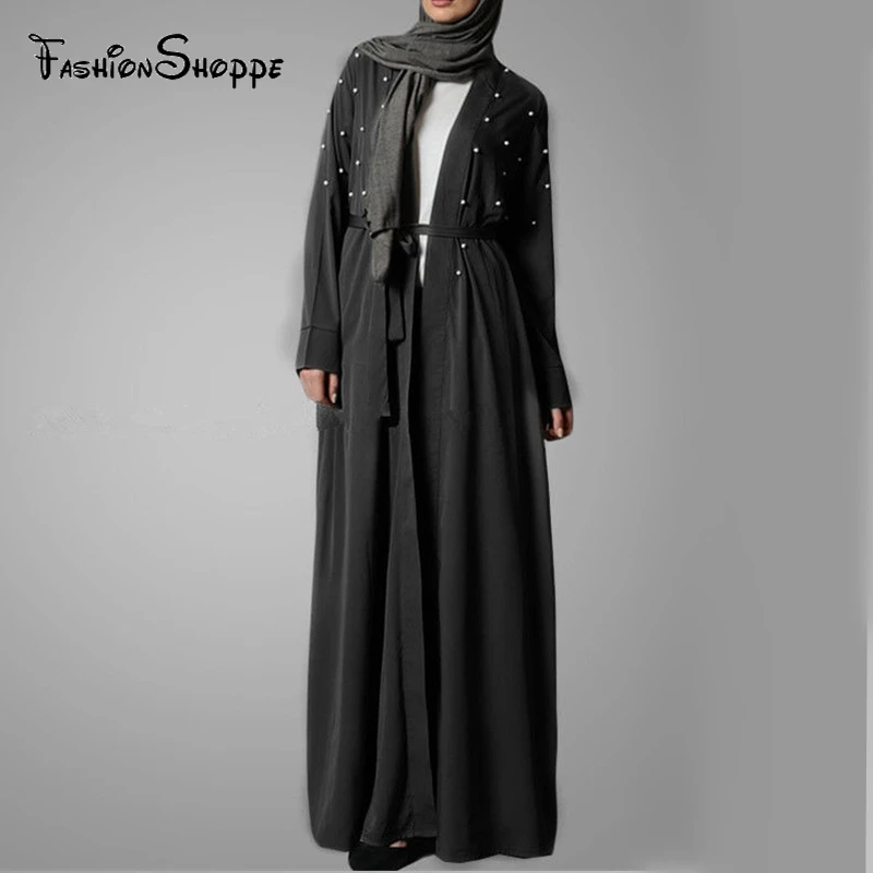 

Plus Size Dubai Abaya Muslim Abaya Dress With Belt Patchwork Robe S-5XL Kaftan Maxi Dresses Womens Clothing #D518