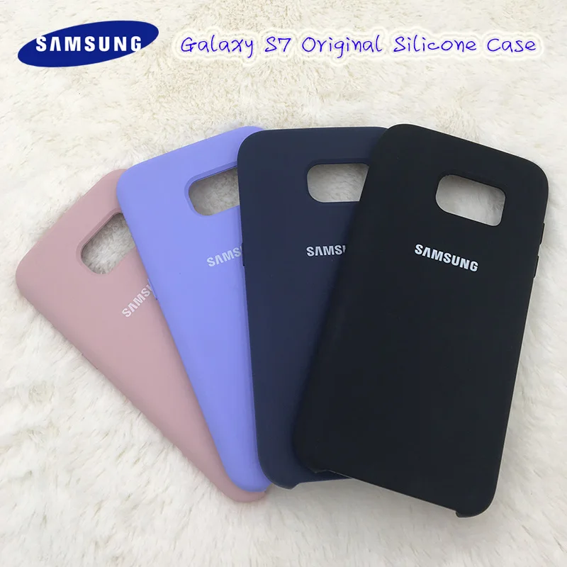 

Original Samsung Galaxy S7 case,Silky Silicone Cover Soft-Touch Finish Back Protective Case For Galaxy S7 G930P G9308 5.1 Inch