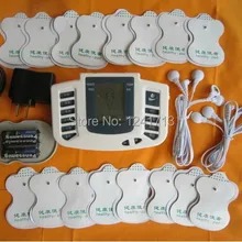 JR-309 Горячая новинка русский или английский электрический стимулятор для всего тела Расслабляющий массажер для мышечной терапии, импульсная Акупунктура+ 16 подушечек