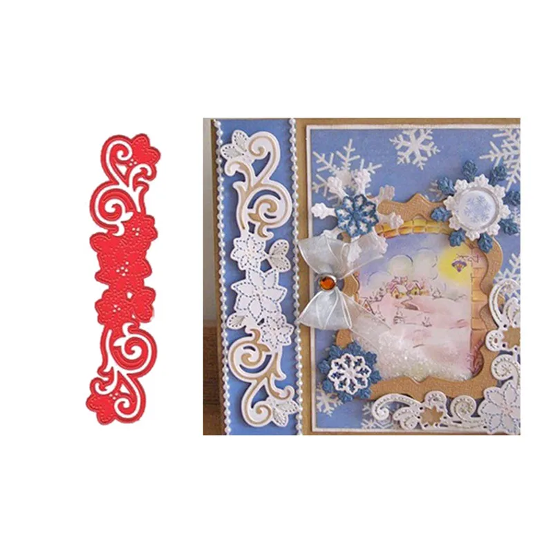 

Lace Flower Frame Metal Cutting Dies for Scrapbooking New 2019 Craft Dies Cuts for Card Making Stitch Troqueles Stencil