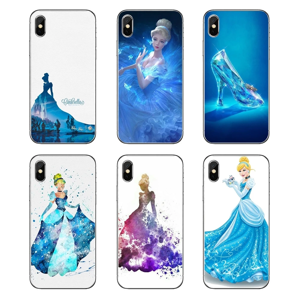 

cinderella In Colourful Art For Samsung Galaxy A5 A6 A7 A8 A9 J4 J5 J7 J8 2017 2018 Plus Prime Transparent Soft Cases Covers