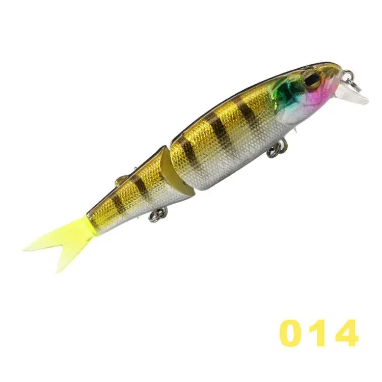 Hunthouse рыболовные приманки воббер Щука рыбалка соединенная приманка с крючком для ловли окуня и пресноводной рыбалки - Цвет: 014
