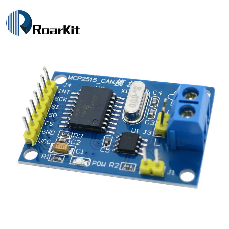 MCP2515 CAN Bus модуль TJA1050 приемник SPI для 51 arduino Diy Kit MCU контроллер рычага|spi module|spi controllerc