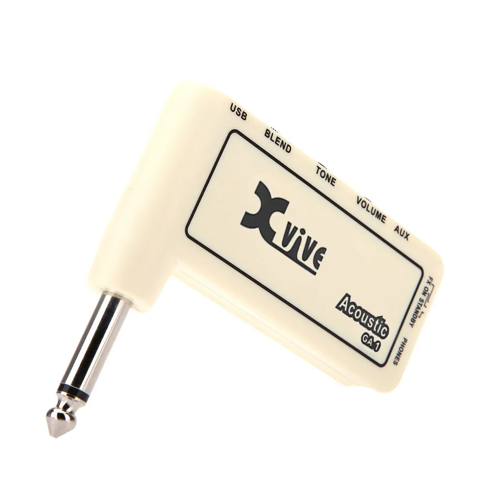 Mini Rechargeable Electric Guitar Plug Headphone Amp