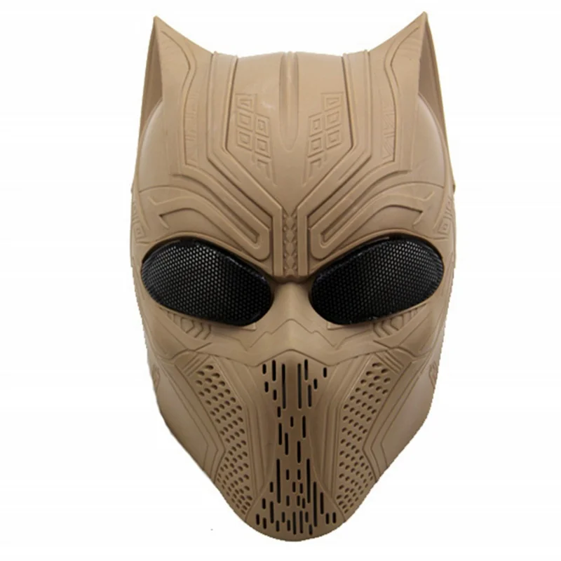 

Cosplay Halloween 9 Colors Black Panther Skull Ghost Mask Tactical Airsoft Paintball Full Face Protective Mask