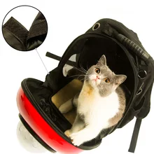 Space Capsule Pet Carrier Backpack Waterproof for Cat Small Dog TT-best