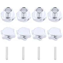 50 компл./лот HSP 1/8 адаптер для шин гайка колеса с шпильки 17 мм для радиоуправляемых моделей RC автомобиль Запчасти