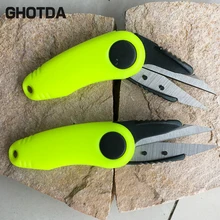 1 шт. складные ножницы в форме рыбы рыболовные снасти для рыболовные кусачки режущая линия многоцелевой портативный